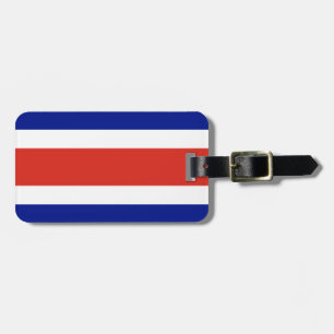 Etiqueta Para Maletas Bandera de Costa Rica