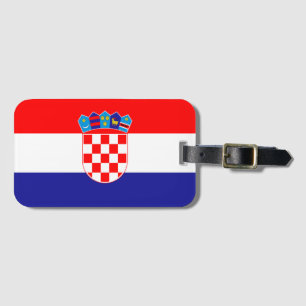 Etiqueta Para Maletas Bandera de Croacia