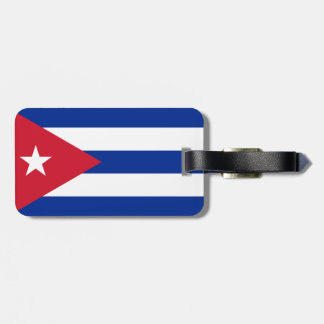 Etiqueta Para Maletas Bandera de Cuba