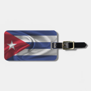 Etiqueta Para Maletas Bandera De Cuba