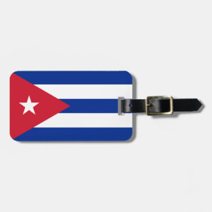 Etiqueta Para Maletas Bandera de Cuba Fácil identificación personal