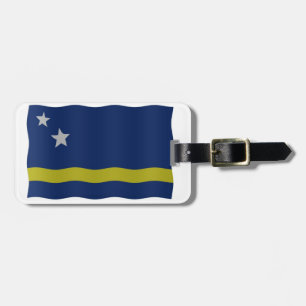 Etiqueta Para Maletas Bandera de Curacao