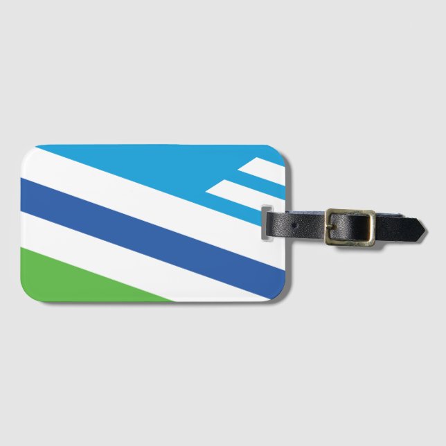 Etiqueta Para Maletas Bandera de Dayton, Ohio (Anverso horizontal)