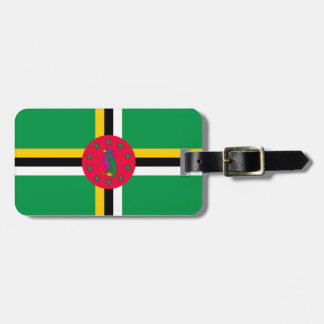 Etiqueta Para Maletas Bandera de Dominica Fácil Identificación Personal