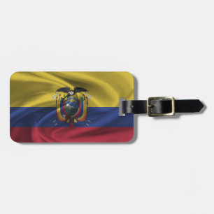 Etiqueta Para Maletas Bandera De Ecuador
