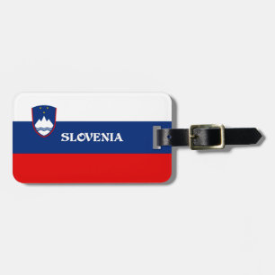 Etiqueta Para Maletas Bandera de Eslovenia