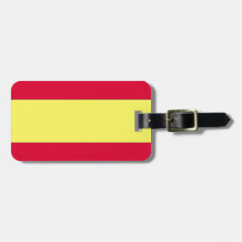 Etiqueta Para Maletas Bandera de España