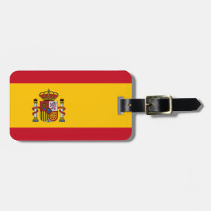 Etiqueta Para Maletas Bandera de España