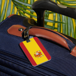 Etiqueta Para Maletas Bandera de España