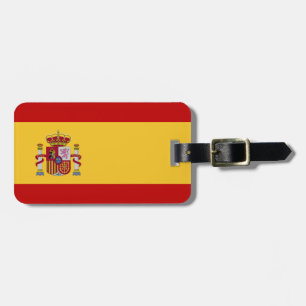 Etiqueta Para Maletas Bandera de España