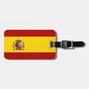 Etiqueta Para Maletas Bandera de España