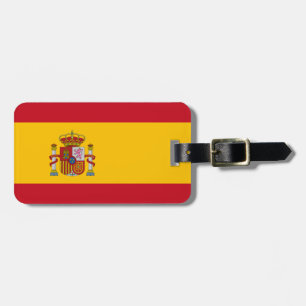 Etiqueta Para Maletas Bandera de España