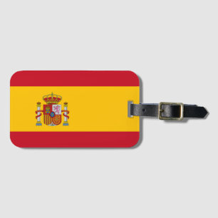 Etiqueta Para Maletas Bandera de España