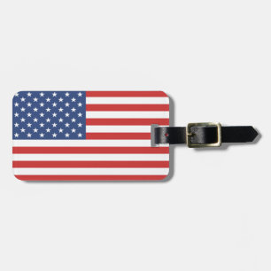 Etiqueta Para Maletas Bandera de Estados Unidos