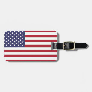 Etiqueta Para Maletas Bandera de Estados Unidos USA