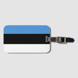 Etiqueta Para Maletas Bandera de Estonia