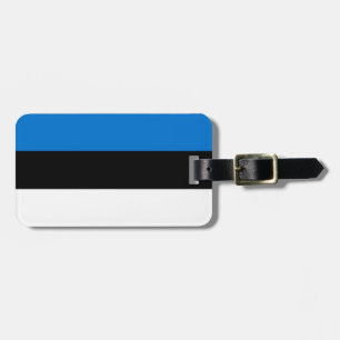 Etiqueta Para Maletas Bandera de Estonia