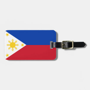 Etiqueta Para Maletas Bandera de Filipinas