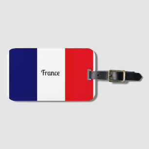Etiqueta Para Maletas Bandera de Francia
