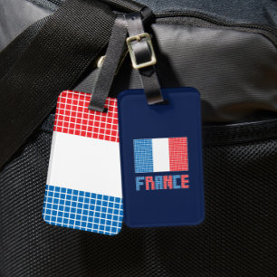 Etiqueta Para Maletas Bandera de Francia