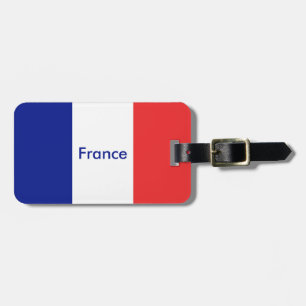 Etiqueta Para Maletas Bandera de Francia Tricolore Francés