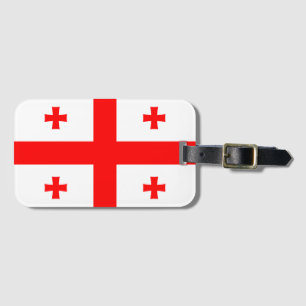 Etiqueta Para Maletas Bandera de Georgia