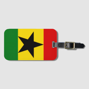 Etiqueta Para Maletas Bandera de Ghana