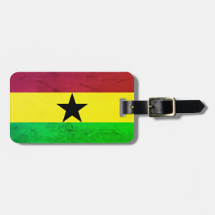Etiqueta Para Maletas Bandera de Ghana (África occidental)