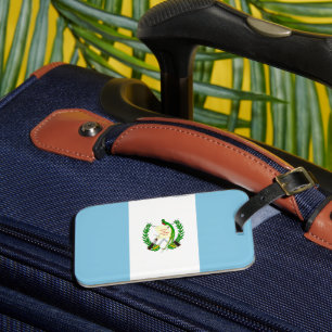 Etiqueta Para Maletas Bandera de Guatemala