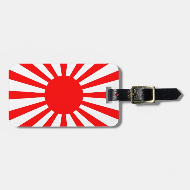Etiqueta Para Maletas Bandera de guerra del ejército imperial japonés (Frente Horizontal)