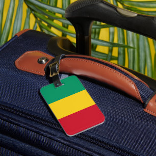 Etiqueta Para Maletas Bandera de Guinea