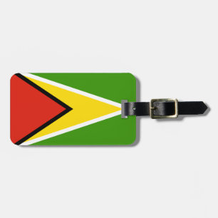 Etiqueta Para Maletas Bandera de Guyana