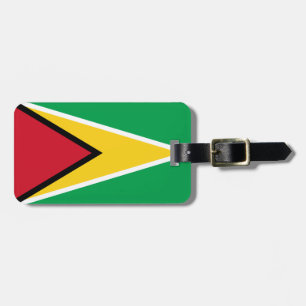 Etiqueta Para Maletas Bandera de Guyana