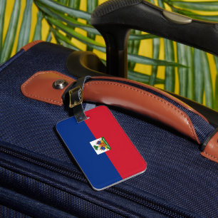 Etiqueta Para Maletas Bandera de Haití