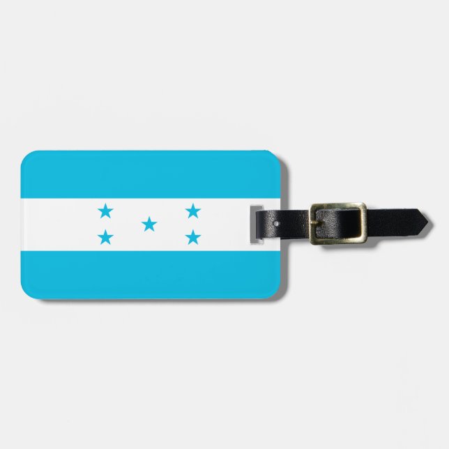 Etiqueta Para Maletas Bandera de Honduras (Frente Horizontal)