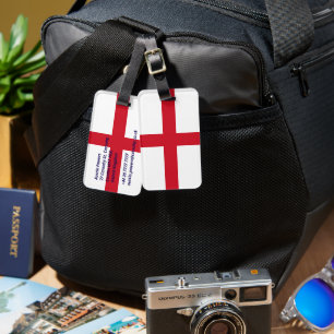 Etiqueta Para Maletas Bandera de Inglaterra