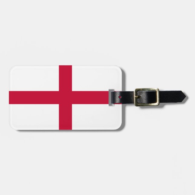 Etiqueta Para Maletas Bandera de Inglaterra (Frente Horizontal)
