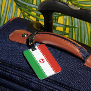 Etiqueta Para Maletas Bandera de Irán