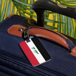 Etiqueta Para Maletas Bandera de Iraq