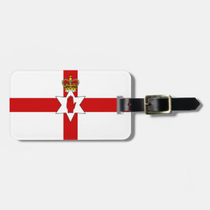 Etiqueta Para Maletas Bandera de Irlanda del Norte