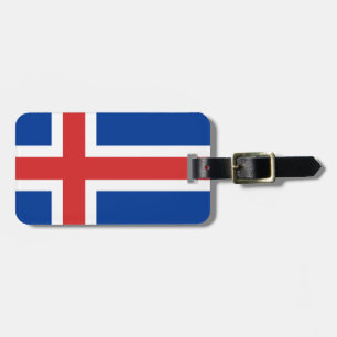 Etiqueta Para Maletas Bandera de Islandia
