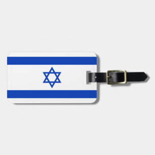 Etiqueta Para Maletas Bandera de Israel