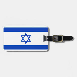 Etiqueta Para Maletas Bandera de Israel