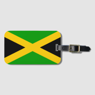 Etiqueta Para Maletas Bandera de Jamaica