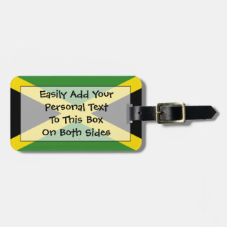 Etiqueta Para Maletas Bandera de Jamaica Easy ID Personal