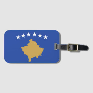 Etiqueta Para Maletas Bandera de Kosovo
