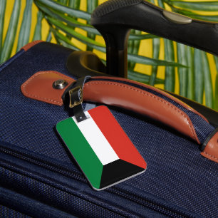 Etiqueta Para Maletas Bandera de Kuwait