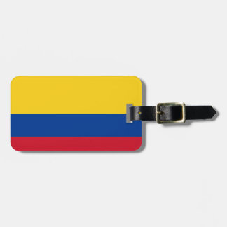 Etiqueta Para Maletas Bandera de la identificación fácil de Colombia