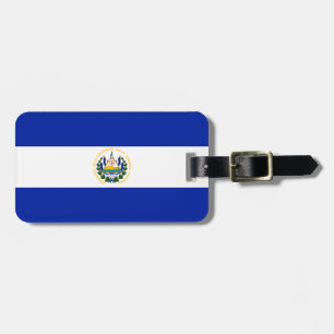 Etiqueta Para Maletas Bandera de la identificación fácil de El Salvador