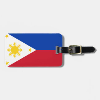 Etiqueta Para Maletas Bandera de la identificación fácil de Filipinas